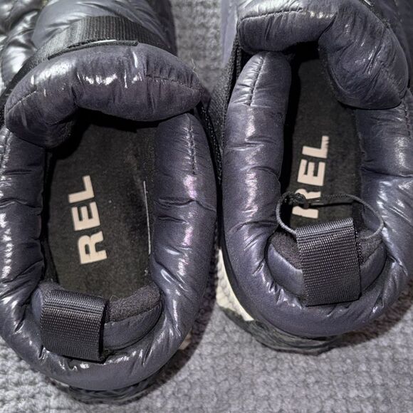 SorelโBlackโ Out N About Puffy Waterproof Booties Size 7.5 Winter Ankle Boots - Picture 6 of 12